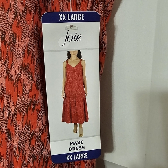 Joie Maxi Sleeveless Dress Size XXL in Tea Rose NWTs - Picture 2 of 16